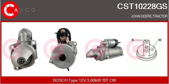 Casco CST10228GS - Starter autospares.lv