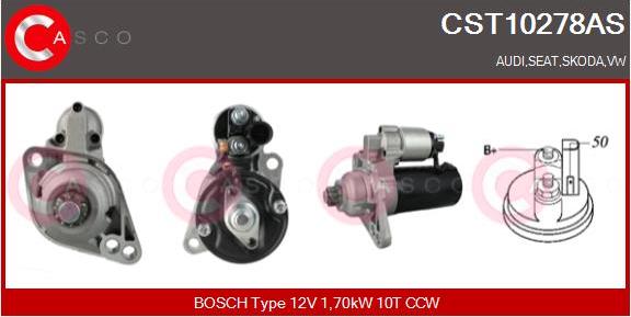 Casco CST10278AS - Starter autospares.lv