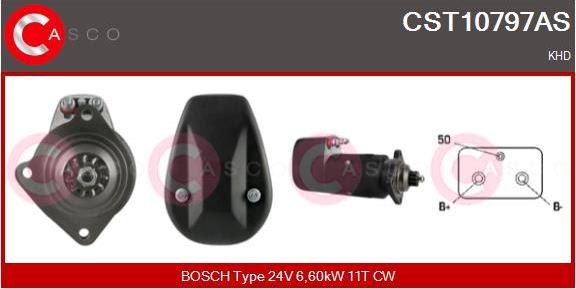 Casco CST10797AS - Starter autospares.lv
