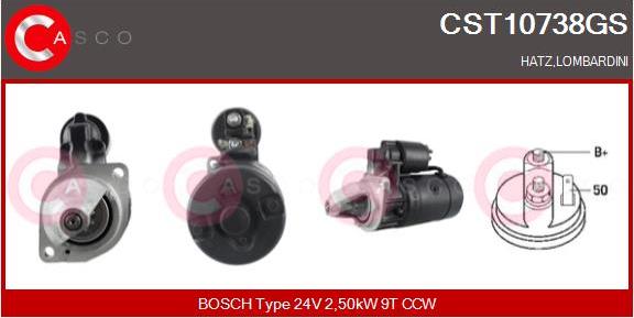 Casco CST10738GS - Starter autospares.lv