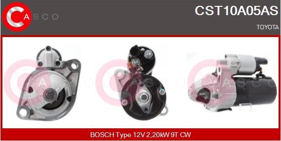 Casco CST10A05AS - Starter autospares.lv