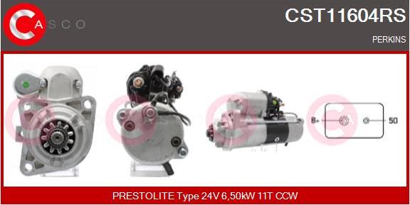 Casco CST11604RS - Starter autospares.lv