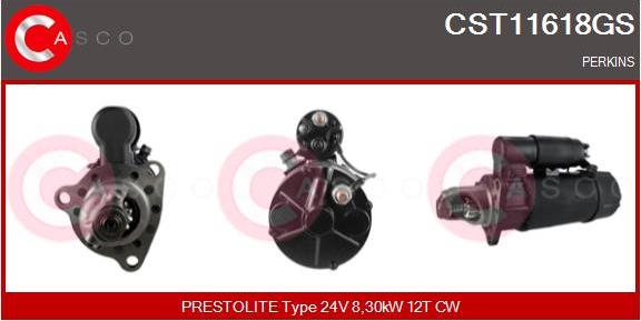 Casco CST11618GS - Starter autospares.lv