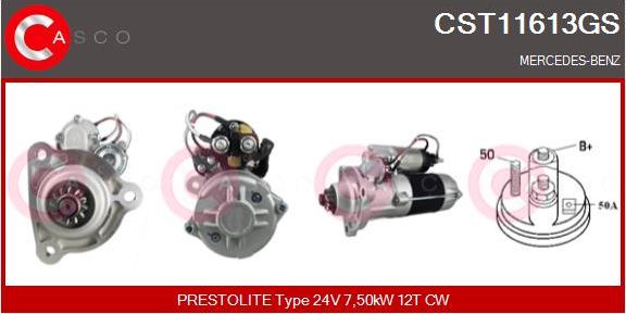 Casco CST11613GS - Starter autospares.lv