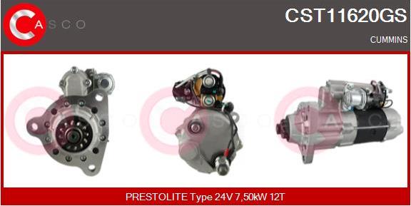 Casco CST11620GS - Starter autospares.lv