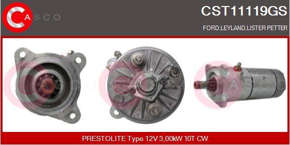 Casco CST11119GS - Starter autospares.lv