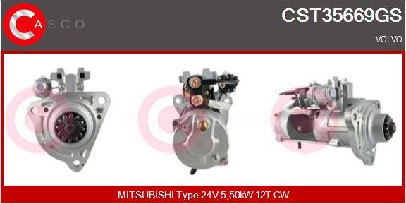 Casco CST35669GS - Starter autospares.lv