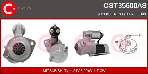 Casco CST35600AS - Starter autospares.lv