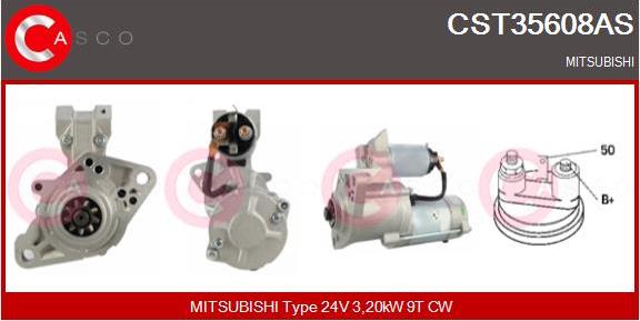 Casco CST35608AS - Starter autospares.lv