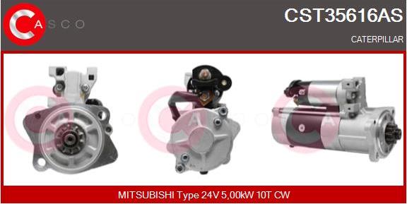 Casco CST35616AS - Starter autospares.lv