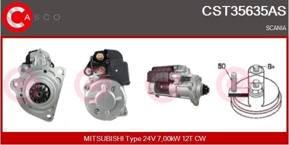 Casco CST35635AS - Starter autospares.lv