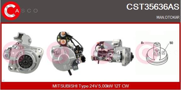 Casco CST35636AS - Starter autospares.lv