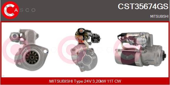 Casco CST35674GS - Starter autospares.lv