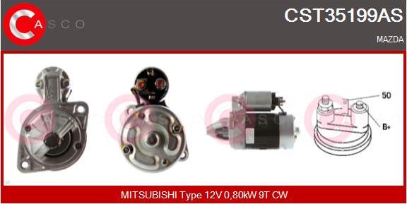 Casco CST35199AS - Starter autospares.lv