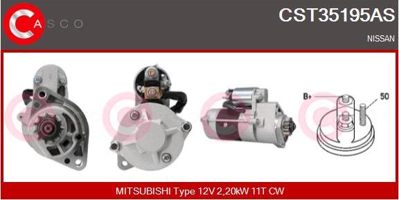 Casco CST35195AS - Starter autospares.lv