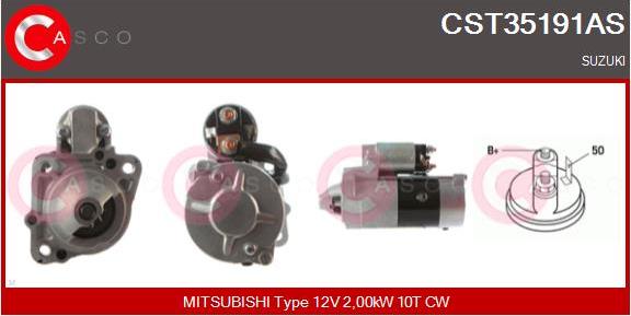 Casco CST35191AS - Starter autospares.lv