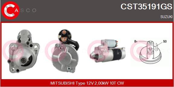 Casco CST35191GS - Starter autospares.lv