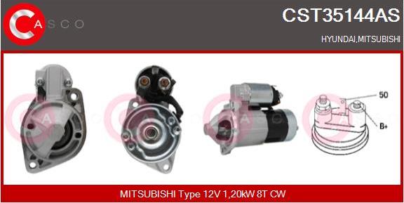 Casco CST35144AS - Starter autospares.lv