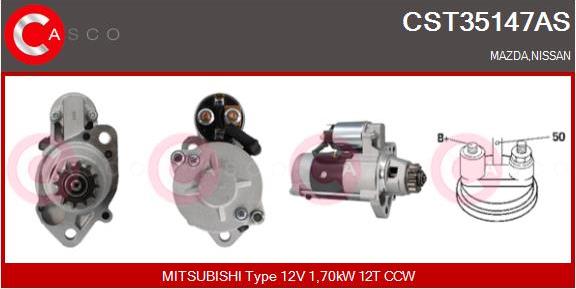 Casco CST35147AS - Starter autospares.lv