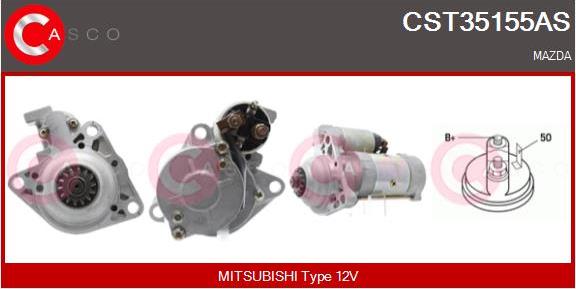 Casco CST35155AS - Starter autospares.lv