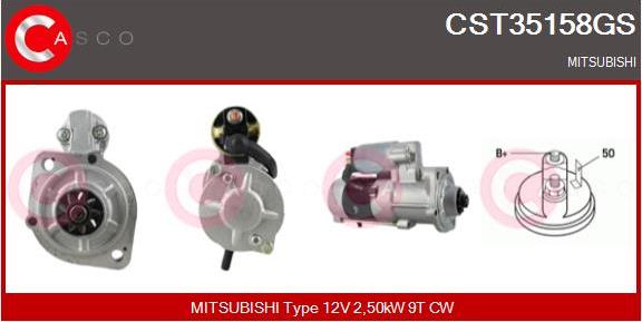 Casco CST35158GS - Starter autospares.lv