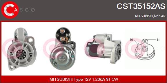 Casco CST35152AS - Starter autospares.lv