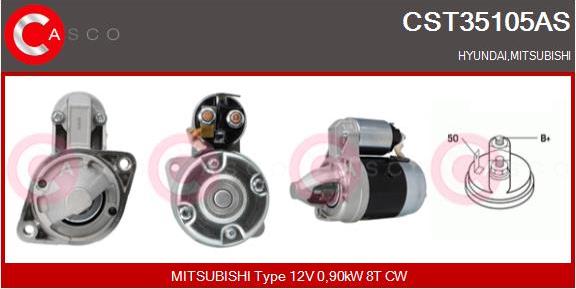 Casco CST35105AS - Starter autospares.lv