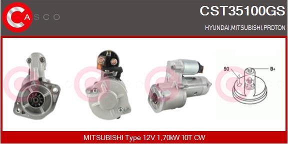 Casco CST35100GS - Starter autospares.lv