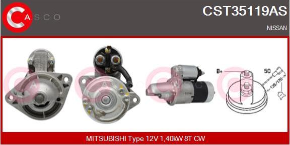 Casco CST35119AS - Starter autospares.lv