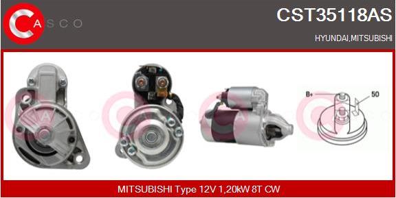 Casco CST35118AS - Starter autospares.lv