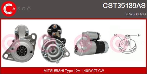 Casco CST35189AS - Starter autospares.lv