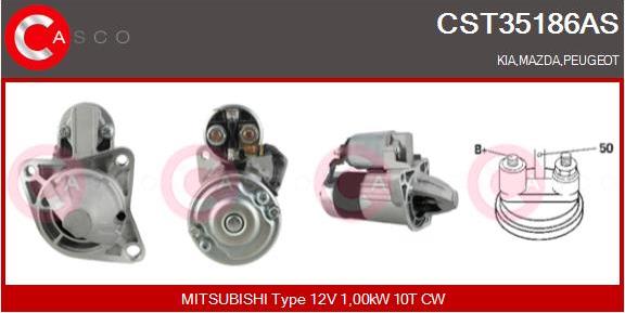 Casco CST35186AS - Starter autospares.lv