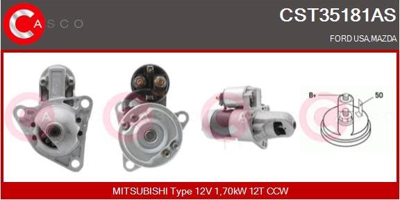 Casco CST35181AS - Starter autospares.lv