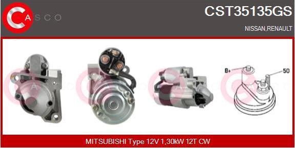 Casco CST35135GS - Starter autospares.lv