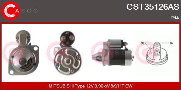 Casco CST35126AS - Starter autospares.lv