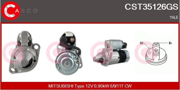 Casco CST35126GS - Starter autospares.lv