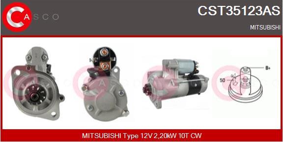 Casco CST35123AS - Starter autospares.lv