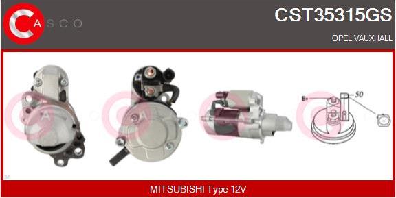 Casco CST35315GS - Starter autospares.lv