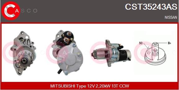 Casco CST35243AS - Starter autospares.lv