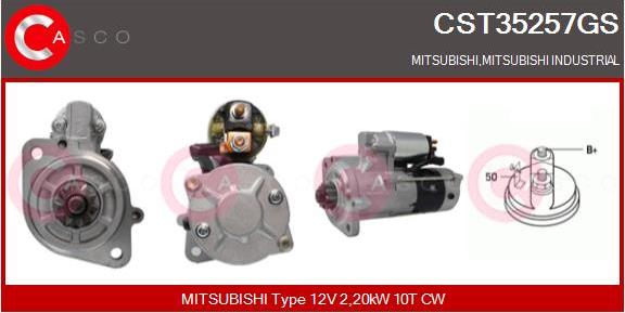 Casco CST35257GS - Starter autospares.lv