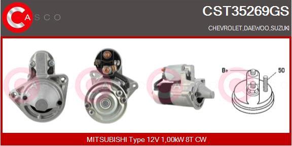 Casco CST35269GS - Starter autospares.lv