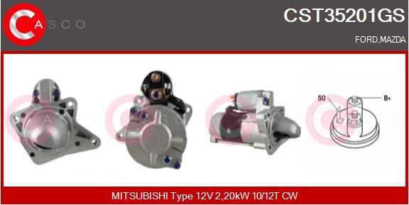 Casco CST35201GS - Starter autospares.lv