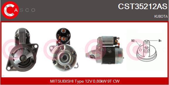 Casco CST35212AS - Starter autospares.lv