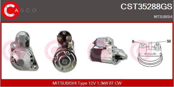 Casco CST35288GS - Starter autospares.lv