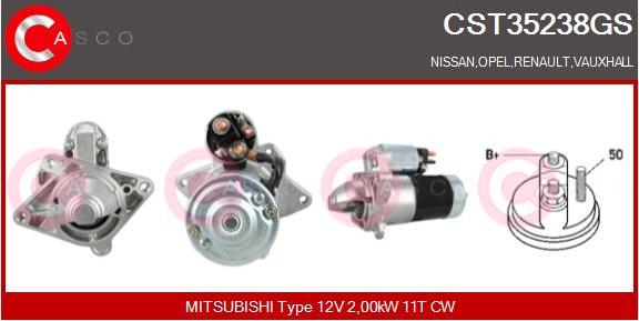 Casco CST35238GS - Starter autospares.lv