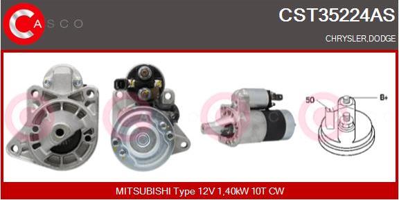 Casco CST35224AS - Starter autospares.lv