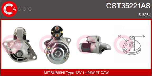 Casco CST35221AS - Starter autospares.lv