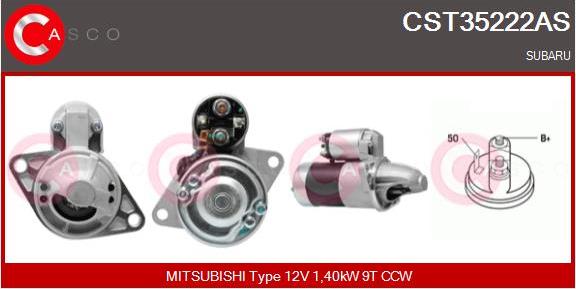 Casco CST35222AS - Starter autospares.lv