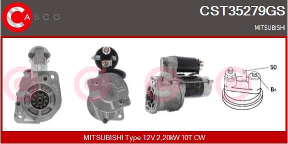 Casco CST35279GS - Starter autospares.lv