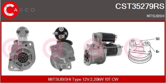 Casco CST35279RS - Starter autospares.lv